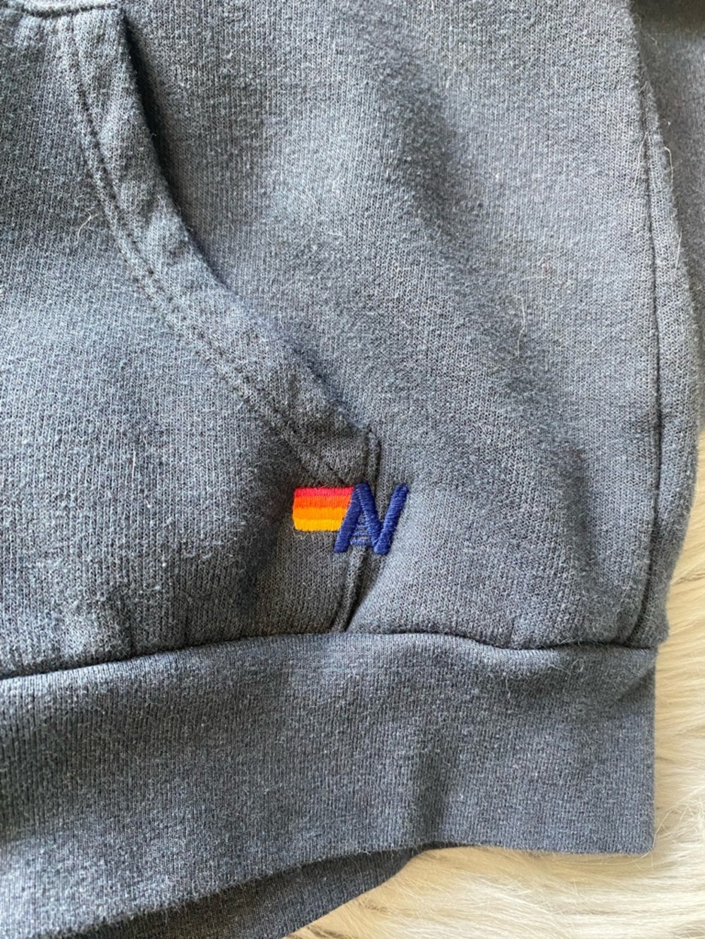 Aviator Nation Kids Navy Lightning Zip Hoodie - Picture 4 of 4